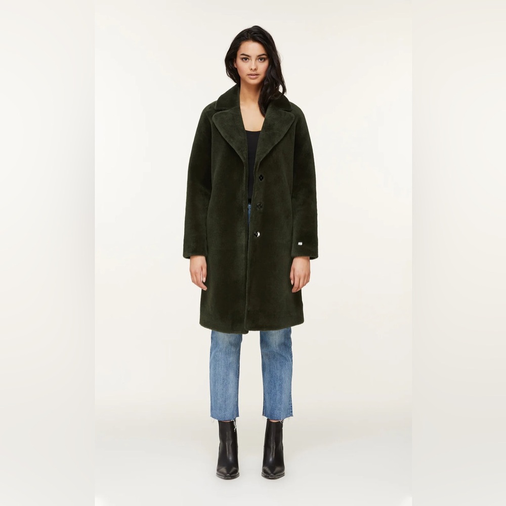 Soia & Kyo Rubina Brushed Wool Jacket in Matcha - Picture 3 of 11